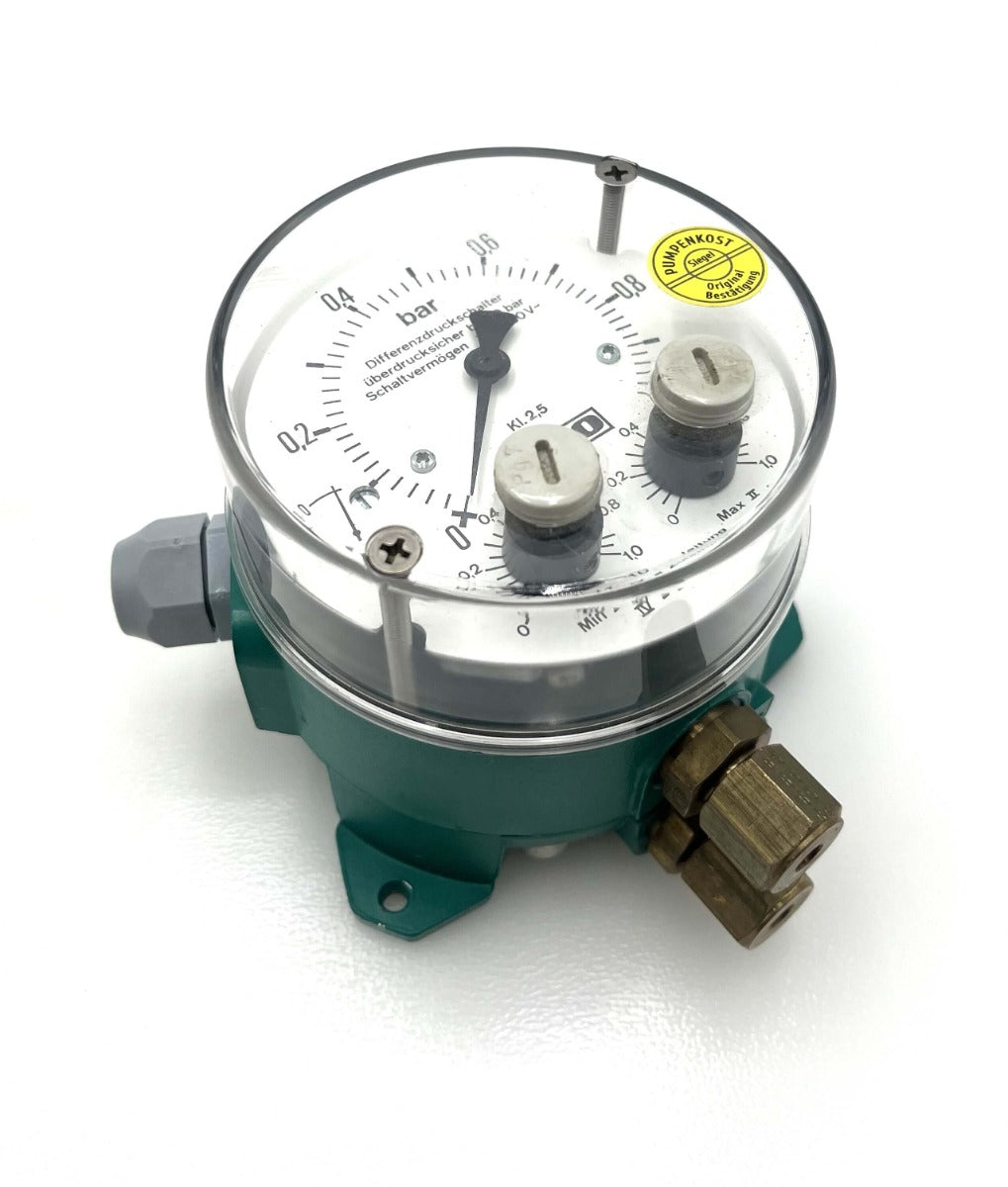 Wilo Differenzdruck-Manometer DDM 10 – Druckwächter / Differenzdruckschalter 0–1 bar
