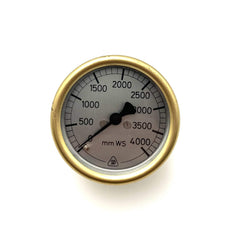 Druckmanometer 0–4000 mm Wassersäule (4 m WS) – Manometer für Öltank, Wassertank & Luft | S10/3