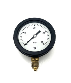 Druckmanometer RKG 63-1 | 0–40 bar | 1/4 Zoll Anschluss | Zeigerflüssigkeitsdämpfung | S10/118