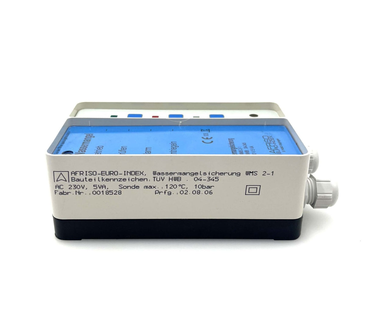 Afriso Wassermangelsicherung WMS 2-1 – 230 V, 5 A, 10 bar
