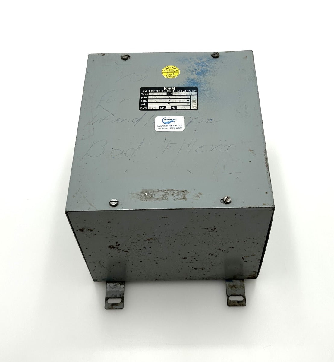 K+R Transformator EW 500 Trafo pri.220V sek.24V 20,8A 500VA  T9/1007