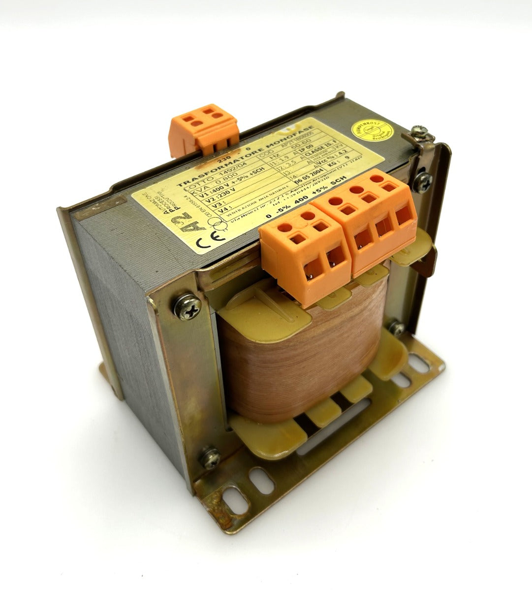 APP Transformator 1492/04 Trafo pri.400 V +/- 5%  sek.230V 800VA  T9/1010
