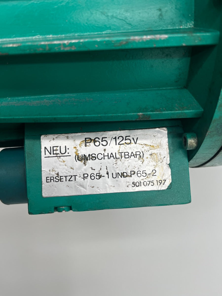 Wilo P65/125v Umwälz- Heizungspumpe 3x400V 340 mm P11/557