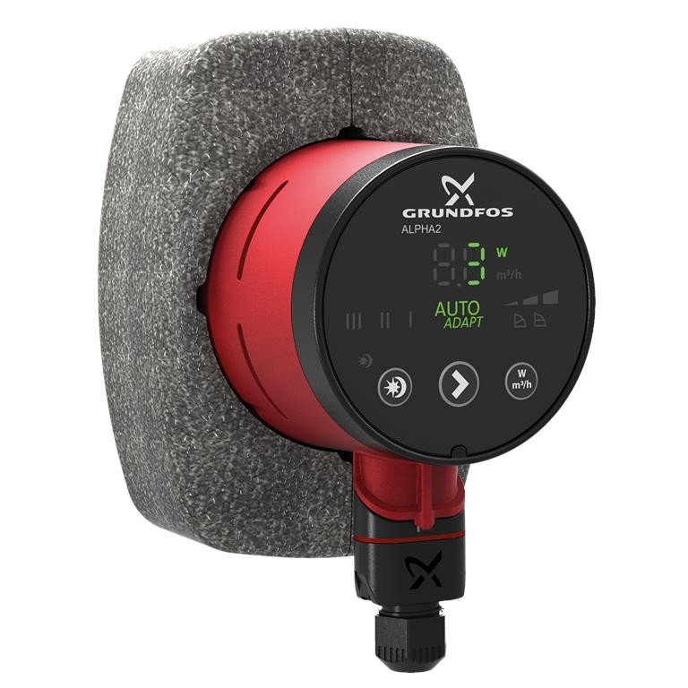 Grundfos ALPHA2 Hocheffizienz-Umwälzpumpe 1x230V PK25/109