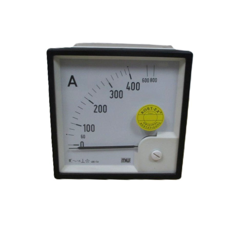 Amperemeter Müller & Weigl 0 bis 800 Ampere Messgerät Messinstrument K17/1028