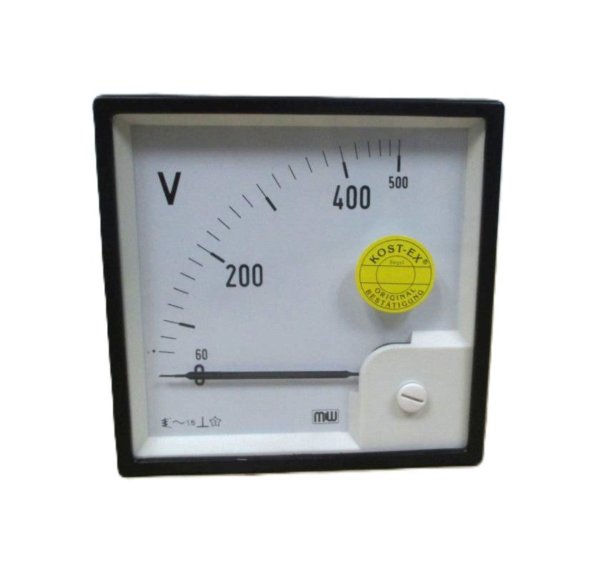 Müller&Weigel Voltmeter 0 - 500 V Messgerät Messinstrument K17/1030