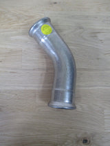 Fitting Edelstahl Bogen 45 Grad 42 mm Press Fitting DVGW K17/135 