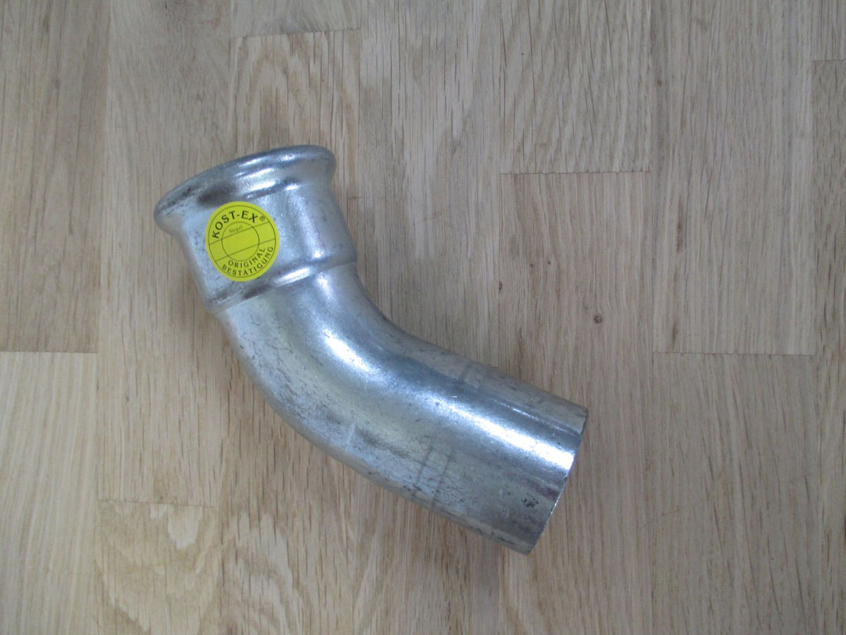 Bogen C - Stahl 45 Grad 42 mm IA Press Fitting System K17/142