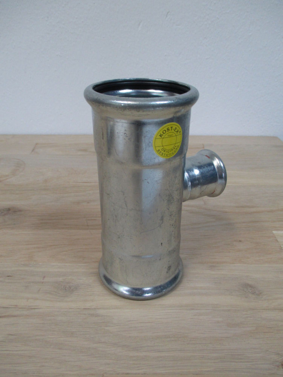 Edelstahl T - Stück 54 x 28 x 54 mm Heizung Press Fitting K17/154