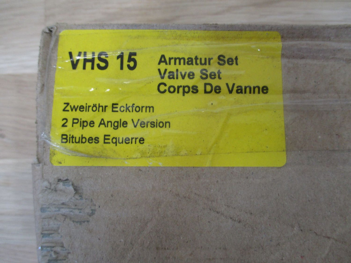 Danfoss VHS 15 Armatur Set Zweiröhr Eckform Heizkörper Rücklauf KOST-EX K17/181