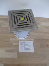 Dallmer Terrassenaufsatz S 20 Nr 3-635020 Edelstahl Rost 200 x 200 mm K17/183