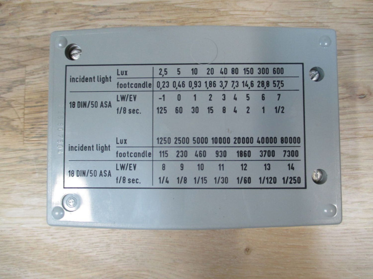 BBC Metrawatt Metrux K Beleuchtungsstärkemesser Analog Belichtungsmesser K17/202
