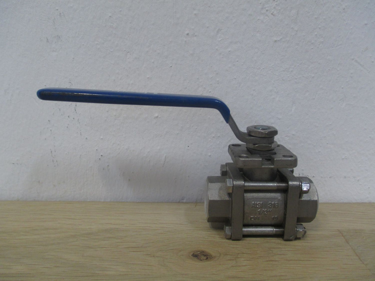 Legris Kugelhahn DN 15 PN 64 Edelstahl Ventil AISI 316 mit Fixierplatte K17/229 