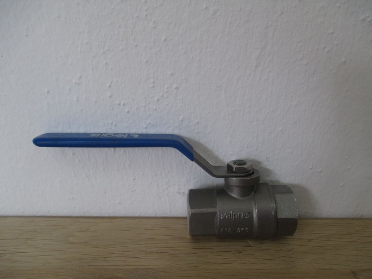 Legris Kugelhahn DN 15 PN 64 Valpres Absperrventil Edelstahl  K17/234
