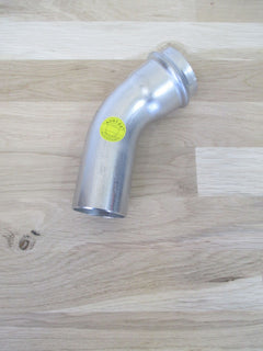 Sanha Bogen 45 Grad 42 mm Edelstahl Press Fitting K17/23