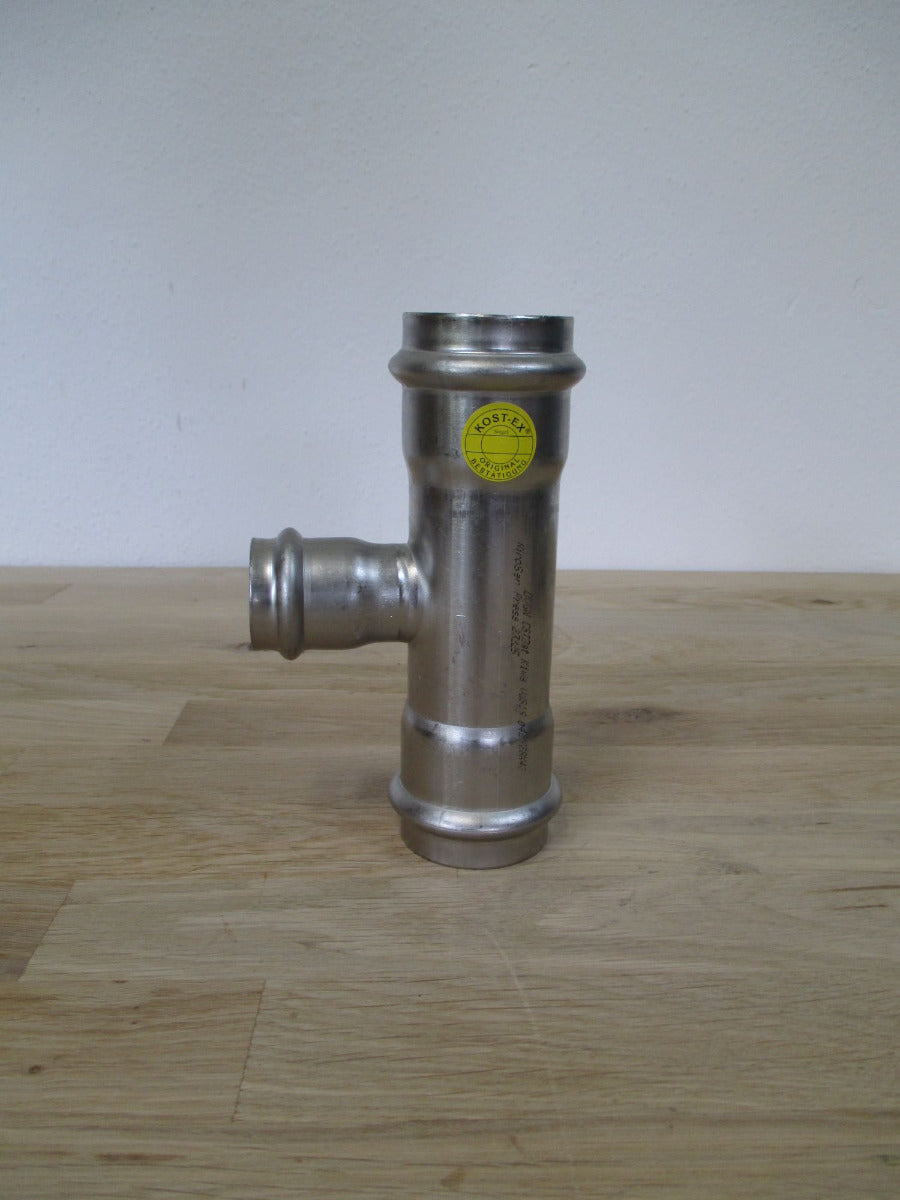 Sanha NiroSan T-Stück 42 x 28 x 42 Edelstahl Press Fitting K17/25 