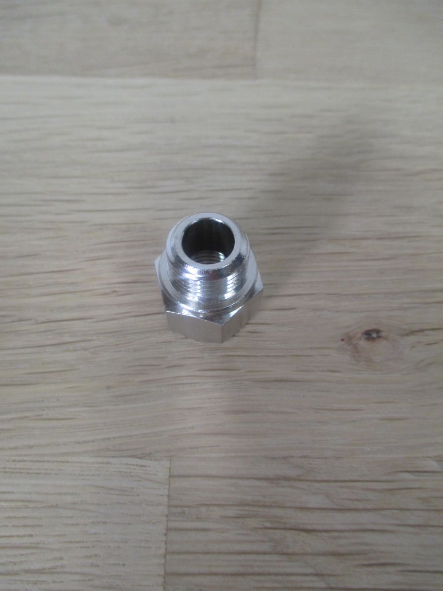 Legris Verlängerungsnippel 1/4 Zoll Aussen 1/4 Zoll Innengewinde Messing K17/260