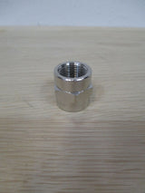 Muffe Messing vernickelt Innengewinde 3 / 8 Zoll Verbindungsmuffe K17/275