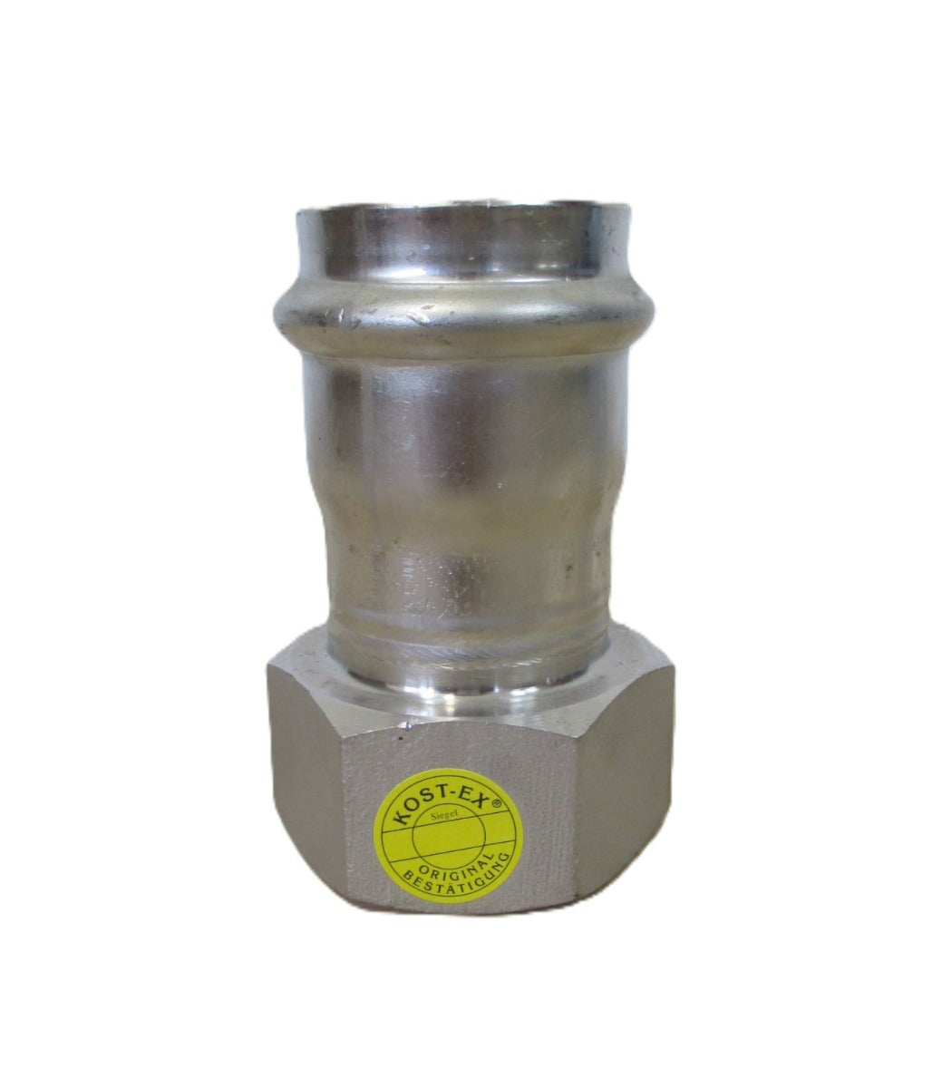 Sanha NiroSan Edelstahl Gewindefitting DN 42 IG 1 1/2 Zoll K17/28