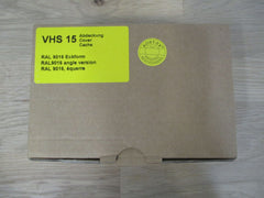 Abdeckung VHS 15 Ventil Badheizkörper RAL 9016 Eckform Durchgang K17/297