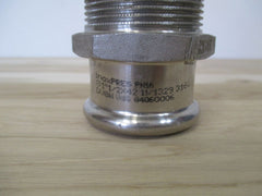 Inox Press Gewindefitting AG 1 1/2 x 42 Edelstahl Übergangsnippel Fitting K17/29