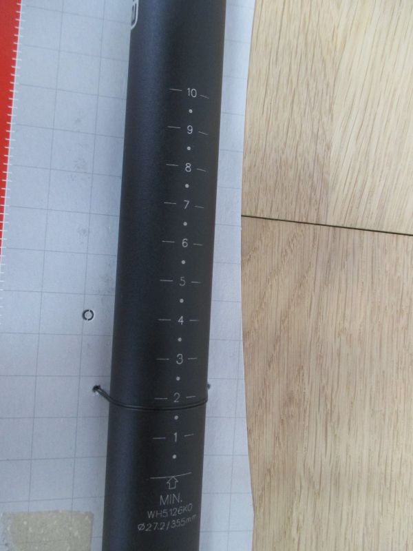 ergotec 2 Sattelstütze Teleskop Feder Sattelstütze 350 mm Länge K17/307