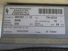 Wurm Lastrelais elektronisch TKI-ECA 1 x 230 V AC VAC 24 V DC 10 A K17/331