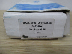 Virginia KMP Kugelhahn Durchmesser 18 mm Ball Shutoff Valve K17/334