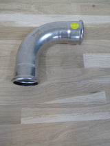 Inox Edelstahl Bogen 90° Grad 54 mm Press Fitting K17/34 