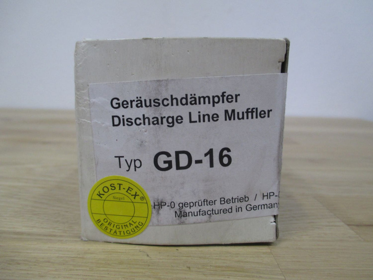 ESK Schultze Geräuschdämpfer GD-16 Dämpfer 16 mm Pulsatiedemper K17/349