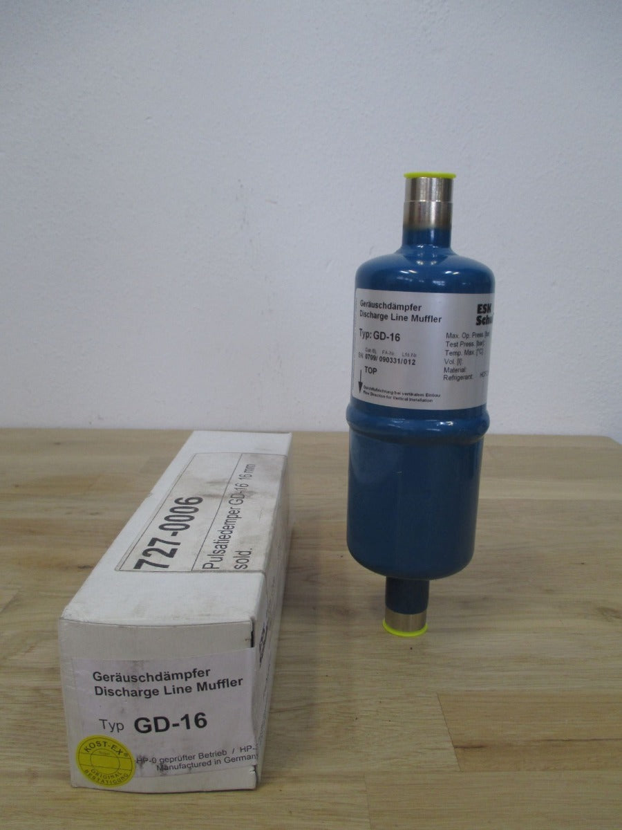 ESK Schultze Geräuschdämpfer GD-16 Dämpfer 16 mm Pulsatiedemper K17/349
