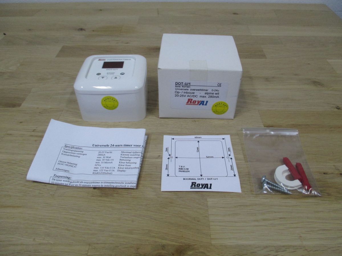 Universal 24 h Timer Royal DOT-U/1 Zeitschaltuhr Klima Zeitschalter K17/351