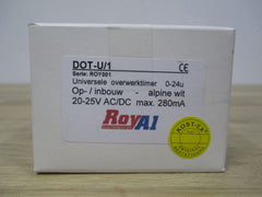 Universal 24 h Timer Royal DOT-U/1 Zeitschaltuhr Klima Zeitschalter K17/351