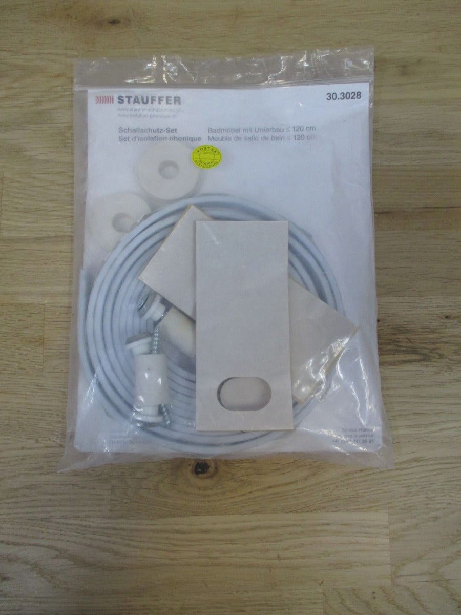 Stauffer Schallschutz Set 30.3028 für Bademöbel mit Unterbau 120 cm Bad K17/353