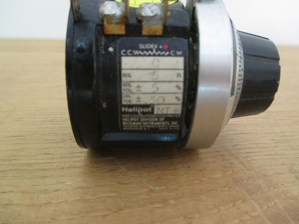 Helipot Widerstand Drehpotentiometer NT Regler 5 Ohm Resistor K17/367