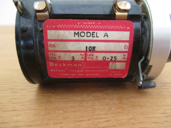 Helipot Widerstand 10 K Ohm Regler Drehpotentiometer PUMPENKOST K17/369
