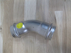 Sanha NiroSan Bogen 45 Grad 42 mm innen - innen Edelstahl Press Fitting K17/37