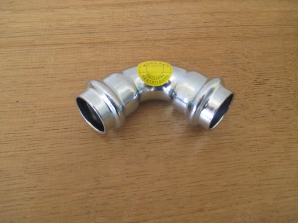 Viega Prestabo Bogen 22 mm 90 ° C-Stahl verzinkt Press Fitting K17/374