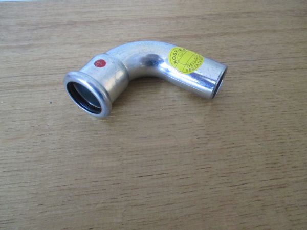 Sanhatherm Bogen 22 mm 90 ° C Stahl Press Fitting K17/375