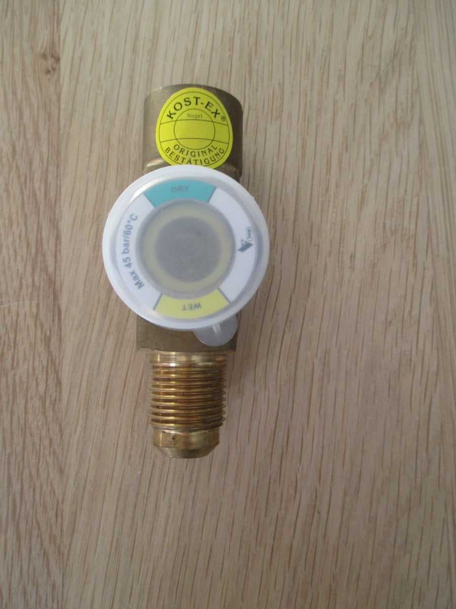 Schauglas mit Feuchtigkeitsanzeiger DN 10 3/8 Zoll Bordel K17/424