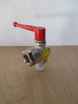 LEGRIS Kugelhahn IG und AG 3/8 Zoll mit Entlüftung Winkelhahn Messing K17/433
