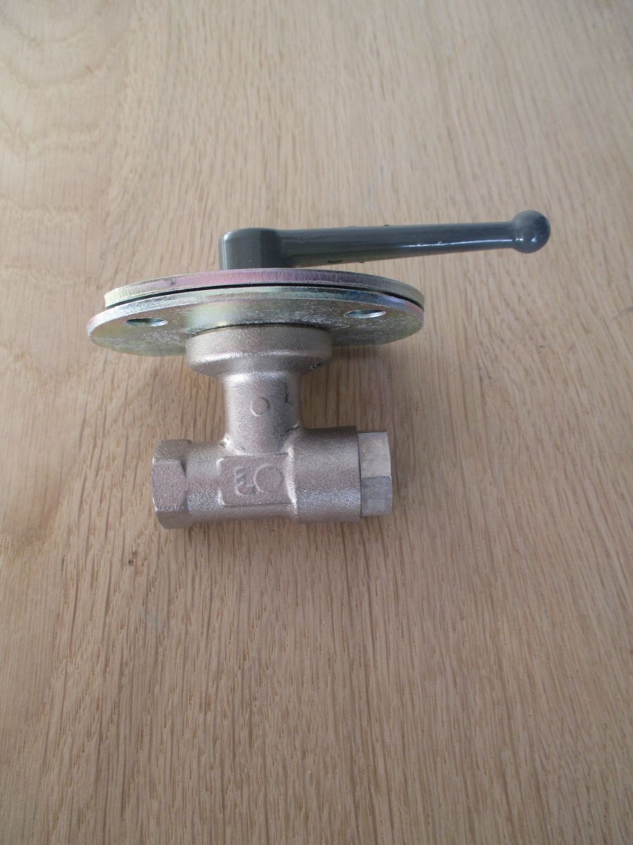 Legris Kugelhahn 1/4 Zoll abschließbar Messing 2 Wege Kugelhahn K17/434 