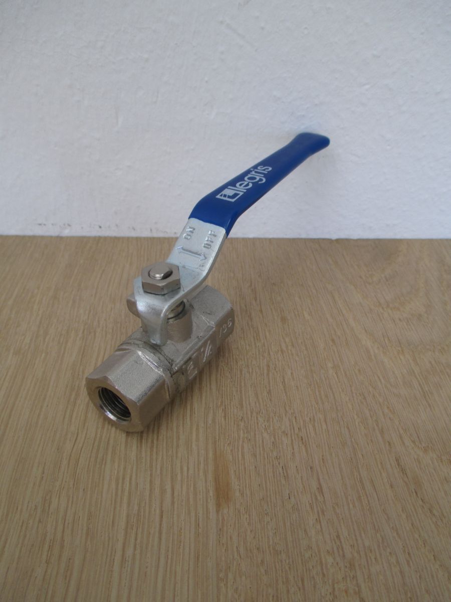 Legris Kugelhahn G 1/4 Zoll DN 10 PN 30 Edelstahl Hahn K17/438 