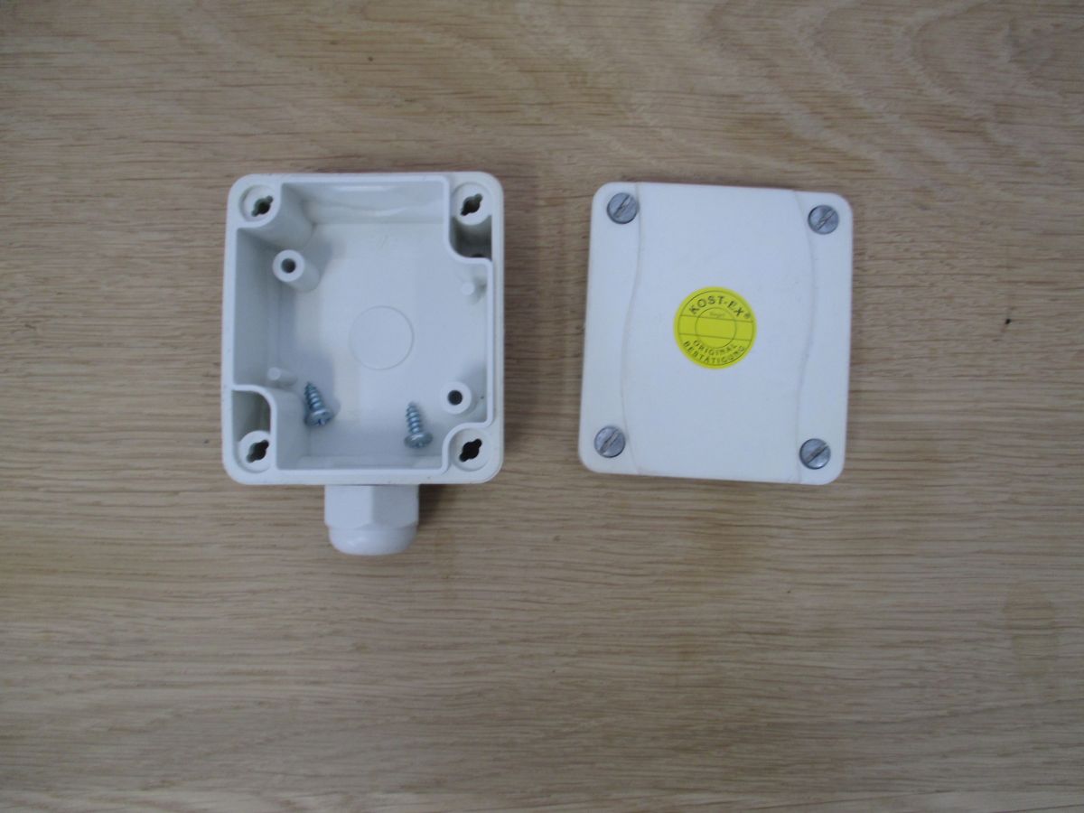 Temperaturfühler Kunststoff Gehäuse Außentemperatur Fühler Pumpenkost K17/492