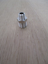 Doppelnippel AG 1/4 - 1/8 Zoll Reduktionsnippel Messing Verschraubung K17/516