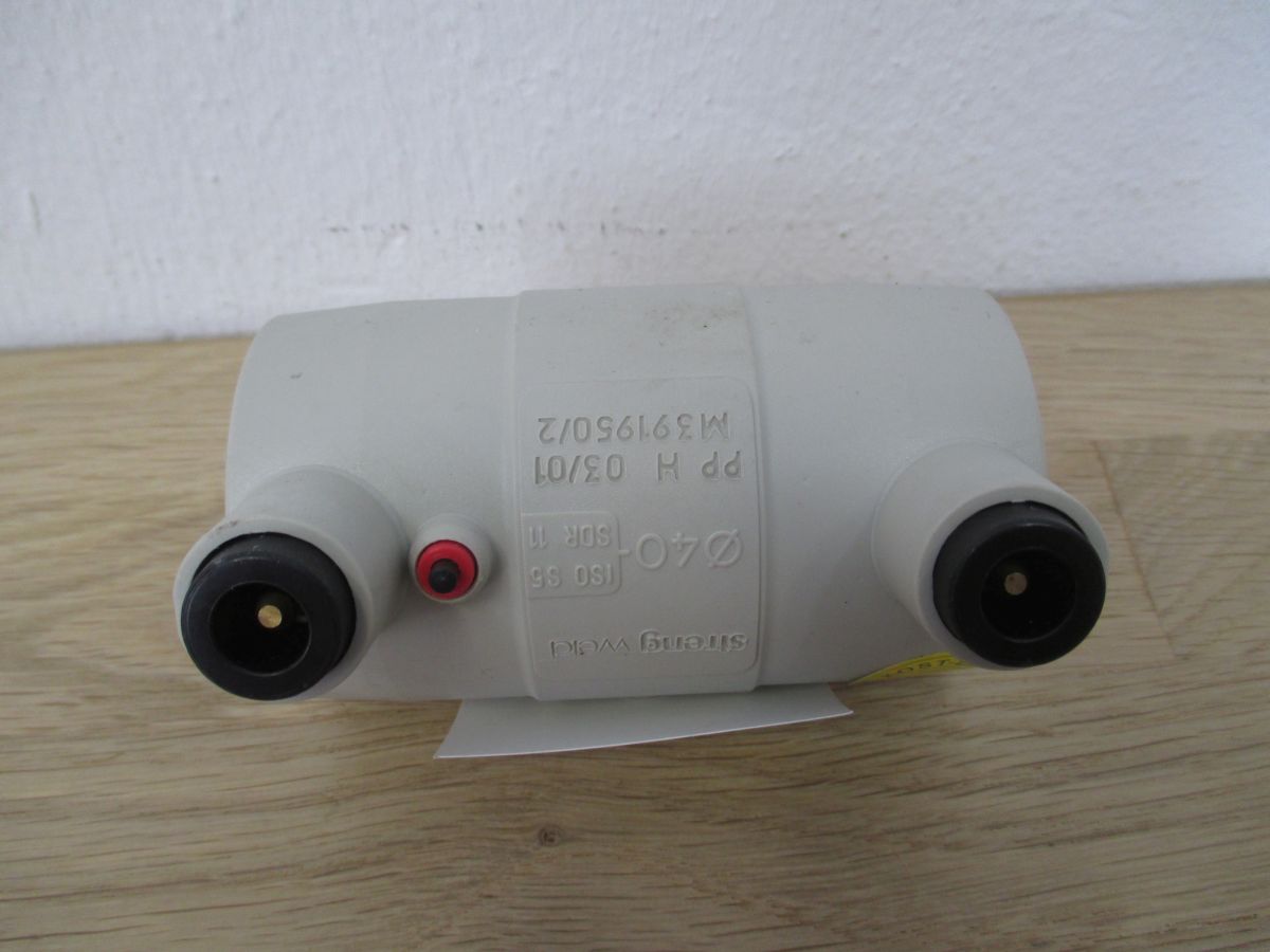 Strengweld Elektroschweißmuffe SDR 11/17 40 mm 40 V PP-H K17/534