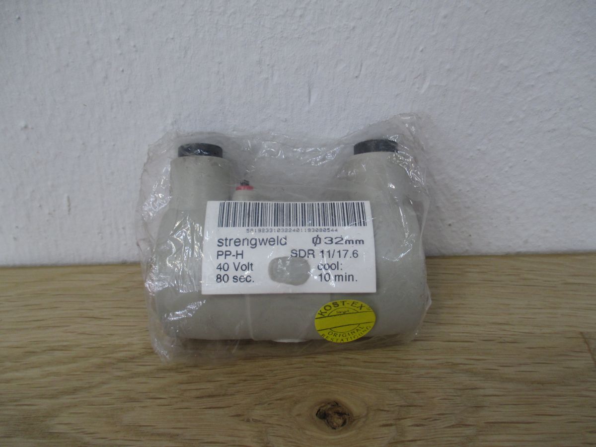 Strengweld Schweißmuffe 32 mm SDR 11/17.6 Muffe 40 V Elektro PP-H K17/536