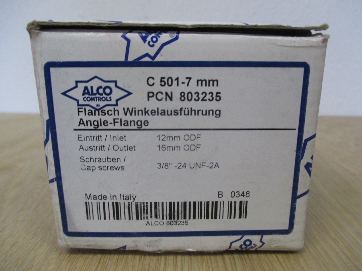 ALCO Thermostatisches Expansionsventil C501-7 mm Winkelflansch K17/550
