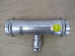 Sanha T - Stück 42 x 22 x 42 mm Edelstahl NiroSan Fitting Press Fitting