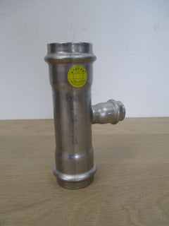 Sanha T - Stück 42 x 22 x 42 mm Edelstahl NiroSan Fitting Press Fitting